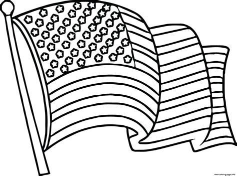 Flag Coloring Pages Printable